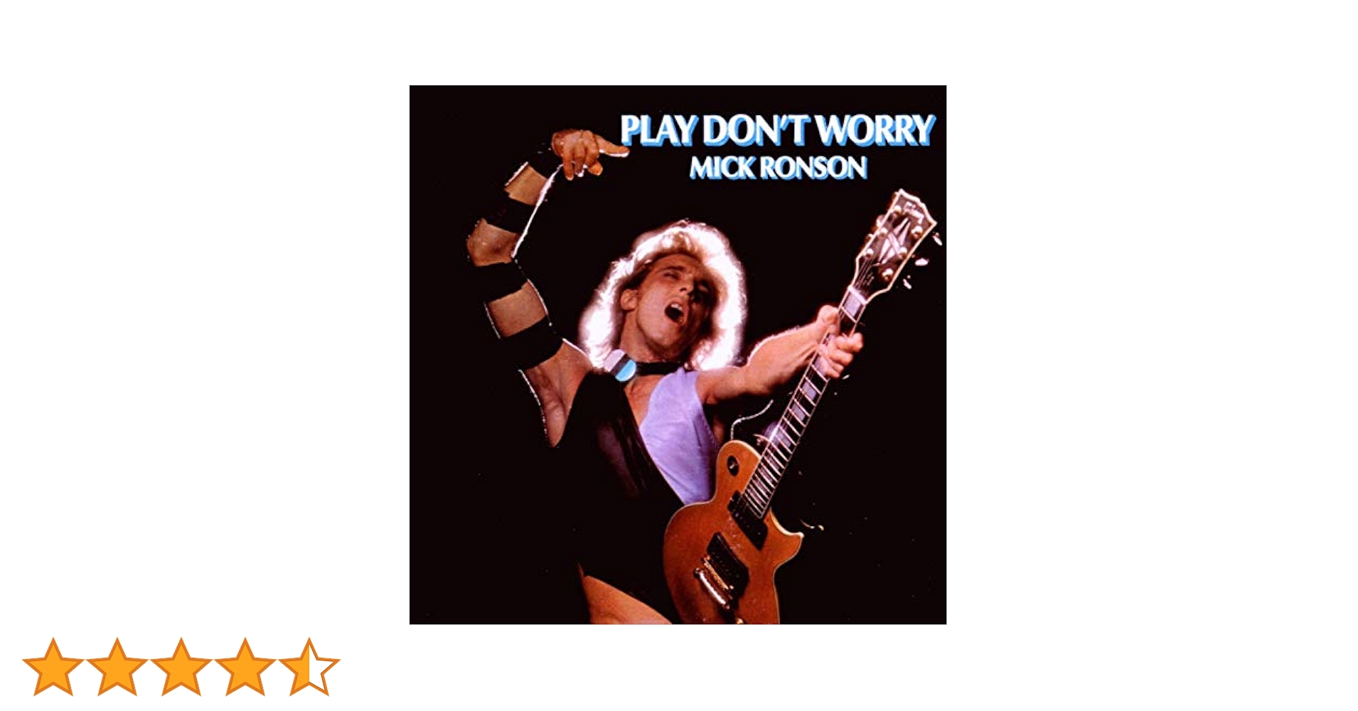 【ＵＫ.Org盤ＬＰレコード】ミック・ロンソン／プレイ・ドント・ウォリー Play Don't Worry: Amazon.se: CDs & Vinyl